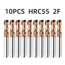 자동테이프커터기 Tooleye HRC55 초경 엔드 밀 1 3 4 5 6 8 10 12mm, 63.d20xD20x100L - 10pcs HRC55