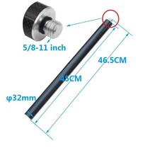 Splicable 탄소 섬유 막대 설문 조사 극 확장 직경 32mm GPS 프리즘 GNSS RTK 측량 유형 1 조각, 극 1pcs
