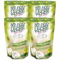 Klass Aguas Frescas Guanabana 클라스 아구아스 프레스카스 구아나바나 드링크 믹스 14.1oz 4팩