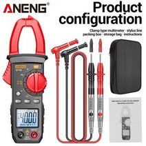 후쿠메타 ANENGST181 디지털 클램프 미터 DCAC 전류 4000 카운트 멀티 전류계 전압 테스터 자동차 Amp Hz 정전용량 NCV Ohm 테스트 ST181, ST181