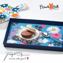 프렌치불 디자인 모던트레이 직사각쟁반 대, 없음