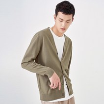 제이앤몰스 남성용 기본 무지 가디건
