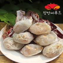 장안씨푸드 국내산 급냉 손질 절단숫꽃게(대) 500g (7조각내외), 1개