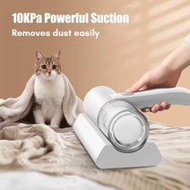 애완 동물 헤어 리무버 무선 진공 청소기 10KPa UV 베개 용 1200mAh 배터리 진드기 제거 기기, 한개옵션0