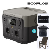 에코플로우 에코플로우 올인원 인산철 파워뱅크 리버2 맥스(512Wh)캠핑 차박 낚시 220V배터리 발전기대용
