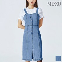 미쏘 코튼 뷔스티에 트임 원피스 MIWOW991QJ
