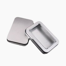 소형 수납정리함 고급 틴케이스 무지 다용도 티 초콜렛 사탕 쿠키, 중형불투