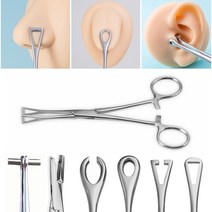 써지컬 피어싱 미니멀 1pc 외과 강철 격막 tragus 귀 피어싱 집게 안전 핀셋 립