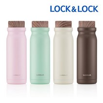 각인+포장무료 락앤락 밀키 밀폐 텀블러 420ml 레이저 각인 이니셜 선물 포장 추천, 브라운
