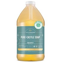 닥터브로너 퓨어카스틸 팜 오일 프리 - 64 온스 세수 비누, 64 Fl Oz(1팩)