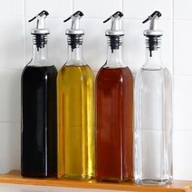 엔템 오일병 들기름병 유리 참기름병 용기 기름병 500 ml, 2병-원터치 다용도 오일병_500ml