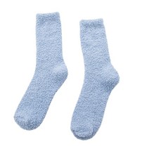 Mens Winter Warm Thick Fuzzy Slipper Socks Simple Solid Color Coral Velvet Fluffy Plush Floor Christmas Sleeping Hosiery