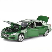 마세라티다이캐스트 1/32 마세라티 미니카 장난감 콰트로포르테, 단일사이즈, 그린