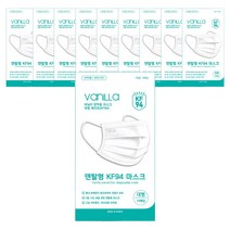 바닐라방역용마스크 KF94 흰색 대형, 100매