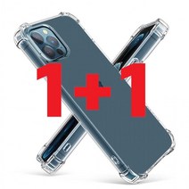 1+1 셀리네 휴대폰 겔럭시 아이폰 케이스 디자인최강 에어프레임 투명 범퍼케이스 젤리형