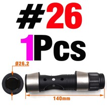 민물 저수지 붕어 향어 대물용 초보 낚시대 세트 풀세트 카본대 Mnft 1 pcs 7 크기 dps 유형 플라스틱 플라이 낚시 릴 좌석 diy 막대 건물 수리 마운트 클립 주조 물고, 크기 26 1Pcs