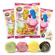 국제제과 멜랜드 롤앤롤 3봉(밀크츄 2개포함), 1세트