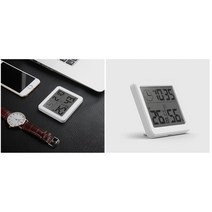 쾌적한 실내환경 BIG LCD 스마트 온습도 시계 Urban인테리어 시계 탁상시계 스터디시계 온습도계 온도 습도 BIG LCD 어반스마트 스마트시계 주방시계, 본상품