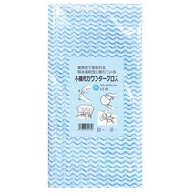 컴팩트 15장 대일 산업 DCloth 부직포 카운터 크로스 블루 대형 30×60cm 일회용, 상세페이지 참조