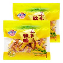 하오푸드- 중국사탕 옥수수맛 젤리 캔디 옥수수 사탕 2봉, 300g, 2개