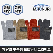 모토누리 공장직영 맞춤형 코일매트 1대분 구성, 피아트 500X, 매트색상과 차량명 연식은 주문서에 기재 바랍니다.