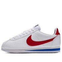 [해외]우먼 나이키 Classic Cortez Leather White Red 807471103