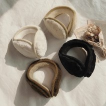 무배 하크 골덴 퍼 귀마개 방한 털 귀도리 남자 여자 커플 국내제작 이어머프 디어안나