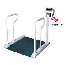 BJ 휠체어 전자저울 병원 디지털 체중계 내과 요양원 인공신장실 스케일 프린터형 BWS200, BWS-200(프린터형)