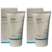 미샤 뉴 올 어라운드 세이프 블록 아쿠아선 2개세트 (50ml+50ml) (SPF50+PA++++)