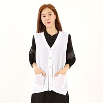 돌돌이 조끼 빅사이즈 여름 쿨 니트 베스트