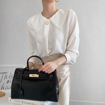 브이와이 여자 빅카라 브이넥 봄남방 블라우스