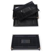 명상 티클래스 블랙 원목 다기 퇴수기 차판 전통찻집 은사님선물