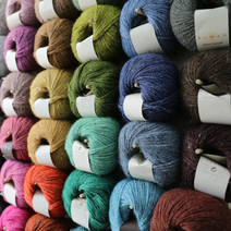 Rowan 펠티드트위드 Felted Tweed DK 영국수입실 로완실 트위드실 뜨개실 40컬러 배색뜨기 요크스웨터 탑다운 니트카페, 173 덕에그 duck egg