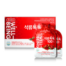 하루웰빙 석류즙 100% 석류과즙 원액 농축액 1개월분