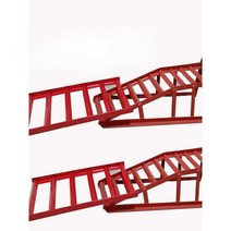 이동식 리프트 철제 전동 계단 이동식 운반, 흰색 확장 보드 1쌍