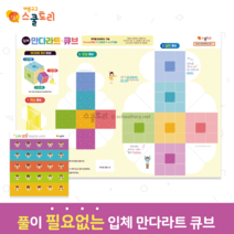 [스쿨토리] New 만다라트큐브(A3) + 마일리지 스티커set (4장)