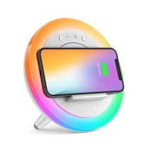 정품 SIDVAR 무선 충전 Bluetooth Speake 어린이 스피커 십대 음악 선물 10대 소녀 소년을 위한 최고의 생일 선물 아이디어/원래 어댑터(10W 충전)를 사용, 5W Wireless Charging