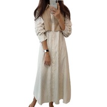 리더퀸 1-O-40 트렌치원피스 셔츠원피스 오버핏 가을원피스 긴팔원피스 여성원피스 롱원피스