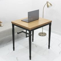 오디엔즈 TR7060 앤틱콘솔 원형파이프 1인식탁 700 x 600 /코너테이블, 주문시 추가문구에작성