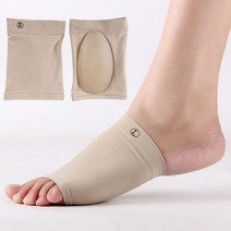 평발 보호대 밴드 발바닥통증 아치패드 충격흡수 발바닥 보호패드 실리콘 발바닥 보호쿠션 2쌍, 블랙