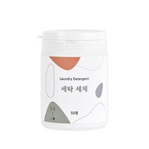 살림소 정성담은 세탁세제 캡슐세제 고체형, 1개, 50정