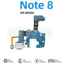 원래 USB 충전 포트 충전기 독 커넥터 플렉스 케이블 삼성 Galaxy Note 4 5 8 9 N950F N950N N950U N960F N, Note 8 N950U