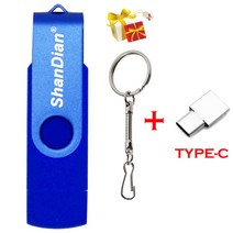 usb128기가 이동식 디스크 2테라 c타입 usb Shandian 다기능 플래시 드라이브 otg 고속 드라이브 64gb 32gb 펜 드라이브 3in1 마이크로 2.0 122, 8GB, 네이비 블루, 협력사