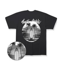 서핑쉐이크 애쉬그레이 블랙 티셔츠