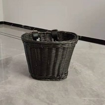 자전거 바구니 깃발을 가진 조정 가능한 정면 손잡이 세트 종 바퀴 구슬 DIY 훈장 부속품, 07 Black