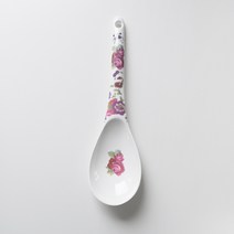 빈티지 플라워 멜라민 조리도구 주걱 25cm, 플라워 멜라민 주걱 25cm