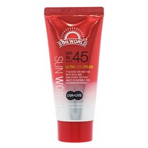 FCK 썬월드 울트라 선크림 SPF45 PA+++, 4개, 100ml