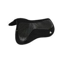 Acavallo Spine Free 젤 및 메모리 폼 하프 안장 패드 사이즈 2 블랙 말 장비 액세서리 621670