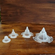 원뿔형 플라스틱 분갈이 망 (1장) 화분 깔망 흙받침 6cm원뿔형 플라스틱 분갈이 망 1장 화분 깔망 흙받침 원예 장식