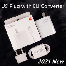 터보 차저 호환부품 샤오미-고속 충전기 33W 터보 EU QC 4.0 어댑터 6A 케이블 Mi CC9 프로 레드미 노트 1, 04 As picture